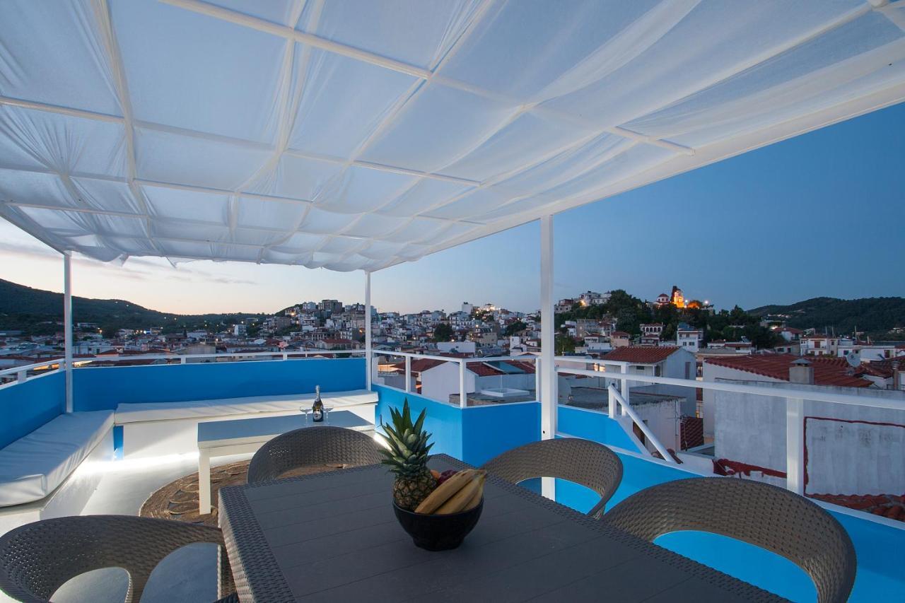 Capolavoro, Boutique Apartment With Unique Rooftop Skiathos-stad Buitenkant foto