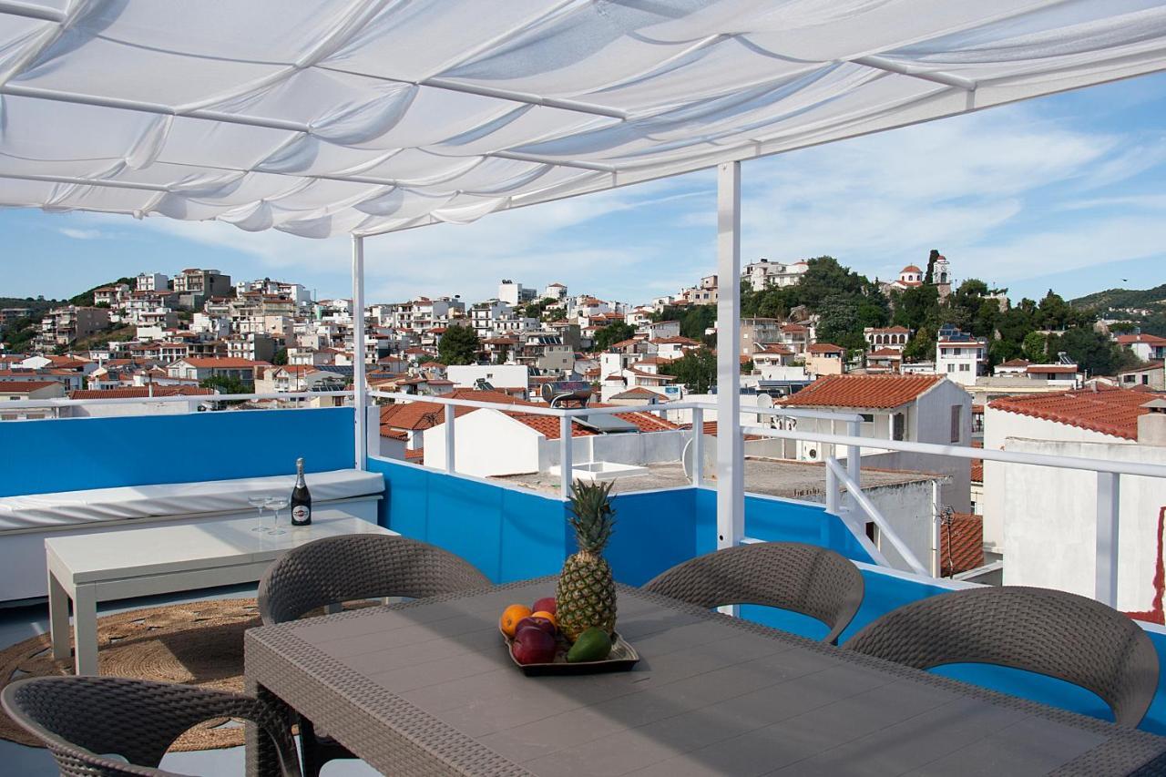 Capolavoro, Boutique Apartment With Unique Rooftop Skiathos-stad Buitenkant foto