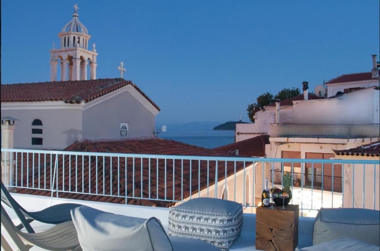Capolavoro, Boutique Apartment With Unique Rooftop Skiathos-stad Buitenkant foto